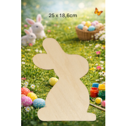 Królik 3 25cm "pluszak", królik 25cm "pluszak", sklejka 3mm